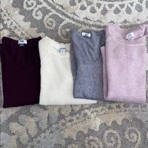 4 sweaters